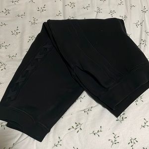 Braided detail high-rise jogger